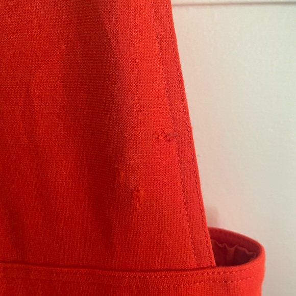 Vintage orange jumpsuit size S/M gold buttons great for wintee - Picture 4 of 5